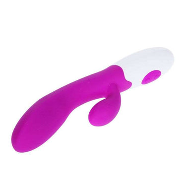 Vibratore Massaggiatore Alvis in Silicone con 30 Modalità, Viola